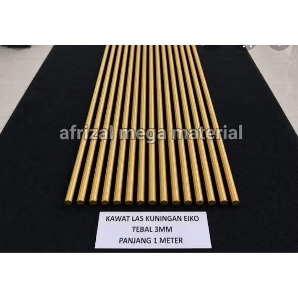 Kawat las kuningan 3mm x 1000mm | Kawat las kuningan eiko