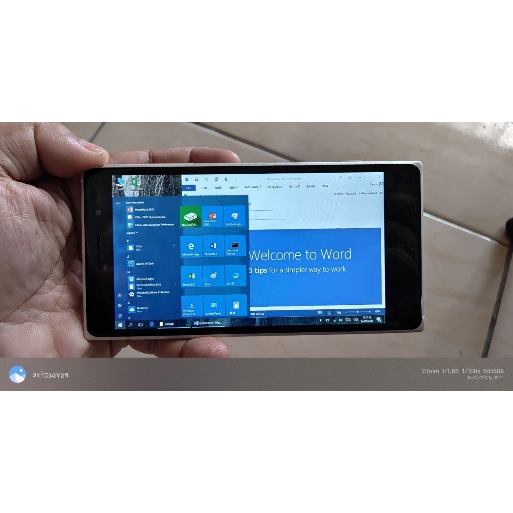 Nokia Lumia 830 dualboot windows 10+windows phone 8 langka buat koleksi