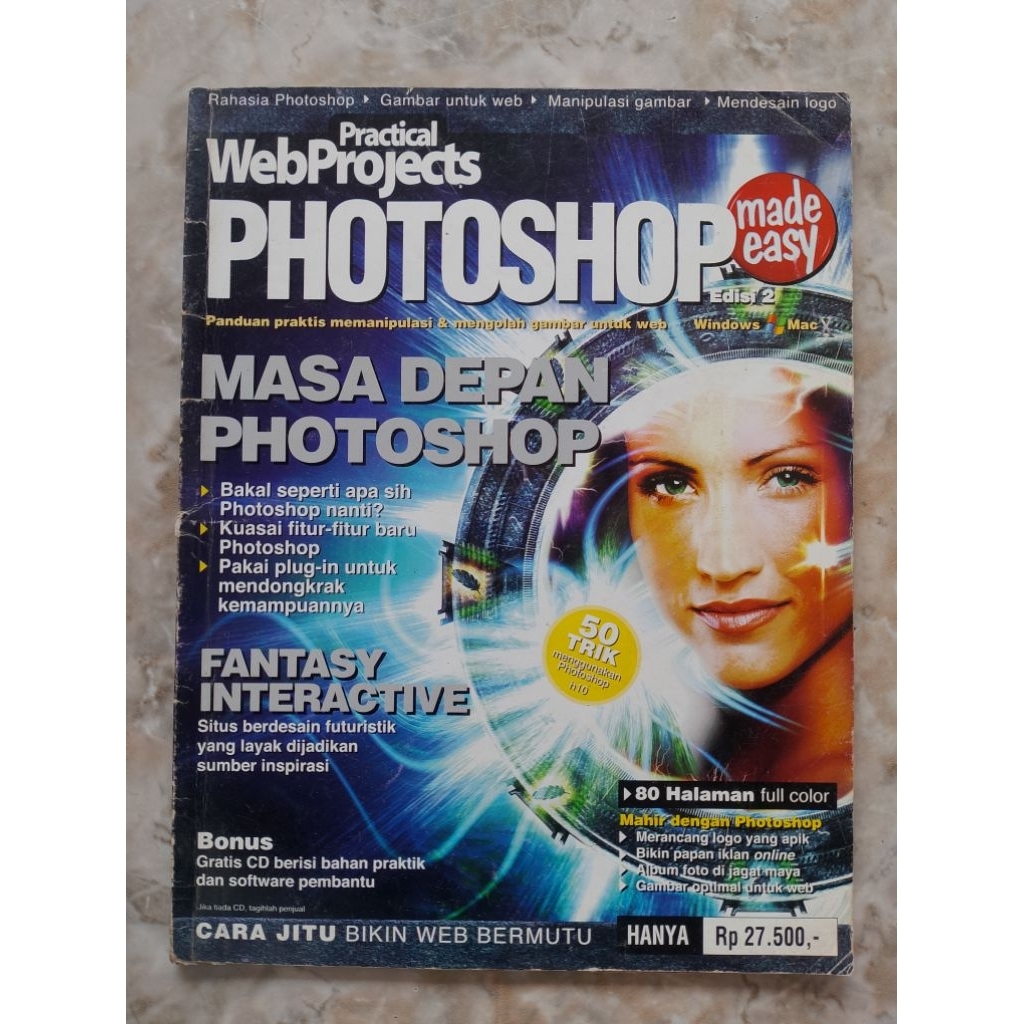 MAJALAH PRACTICAL WEB PROJECT PHOTOSHOP edisi 2 original
