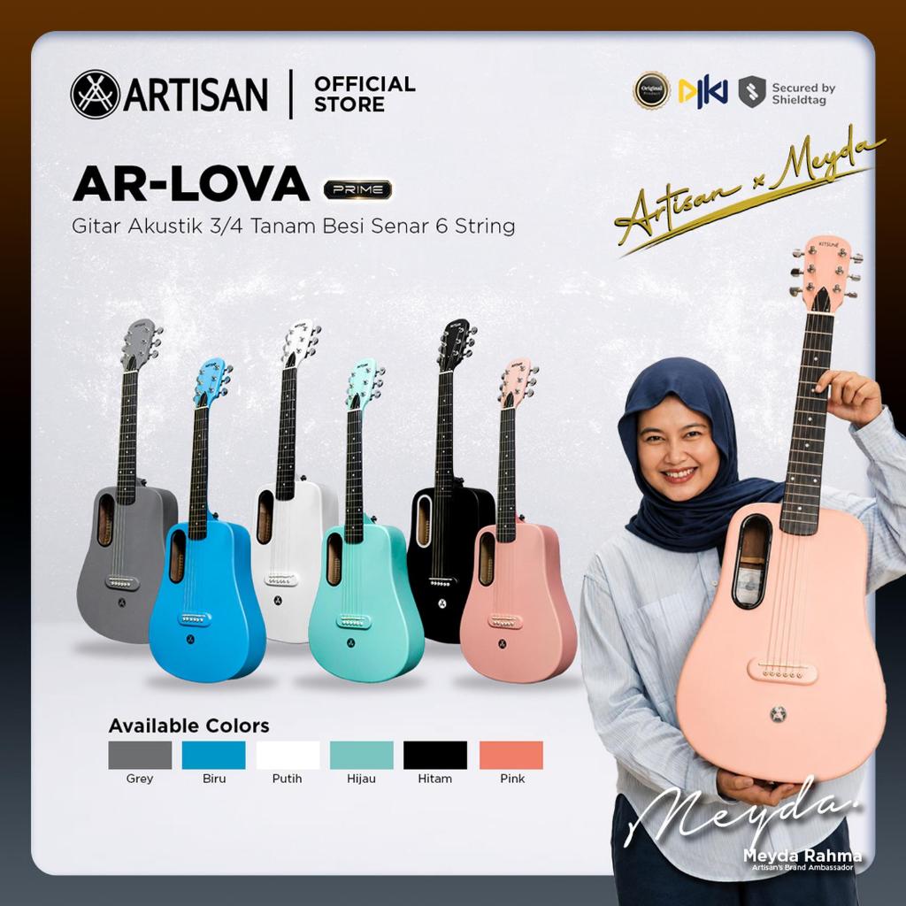 ARTISAN Gitar Akustik 3/4 Tanam Besi ( AR - LOVA Prime ) Senar 6 String