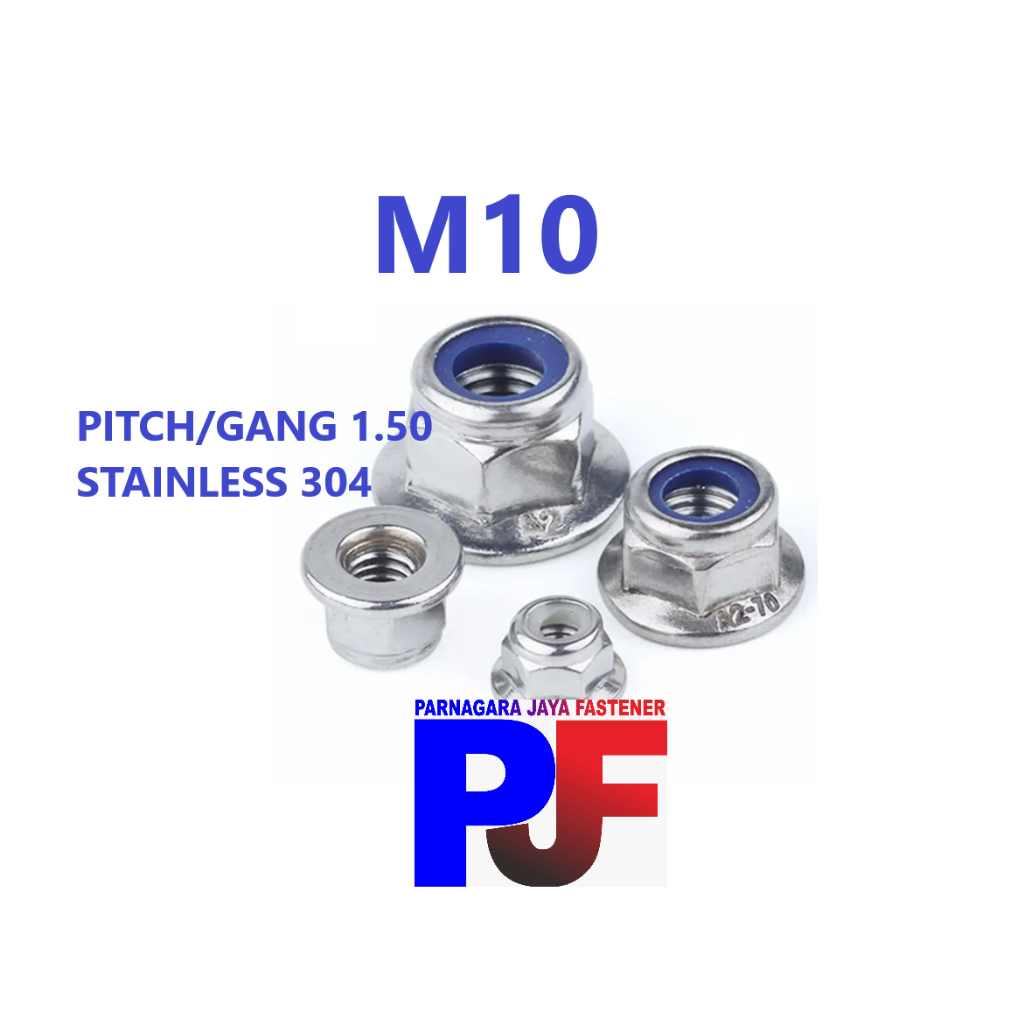 Mur Nylon Flange M10 Stainless 304 / Mur Nylon Flange / Mur Nylon Flange Stainless 304