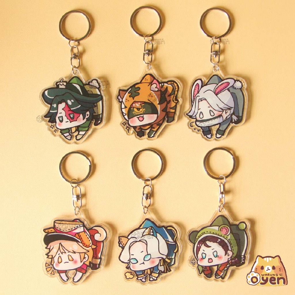 Identity V Acrylic Keychain (Norton Eli Aesop Victor Joseph Naib)