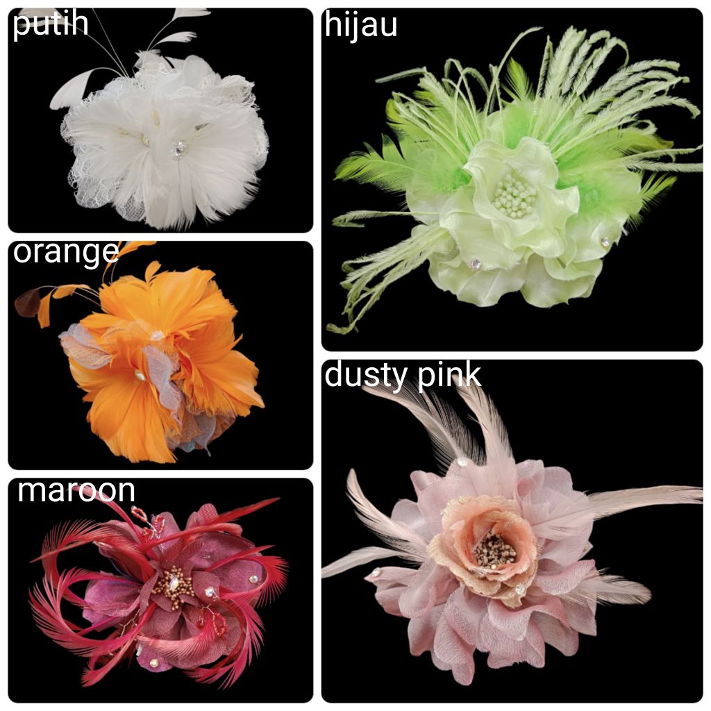 Korsase Gaun, Bunga Corsage Bahu, Korsase Rambut/ Bunga Korsase, Aksesoris Korsase Hiasan Rambut/Gau