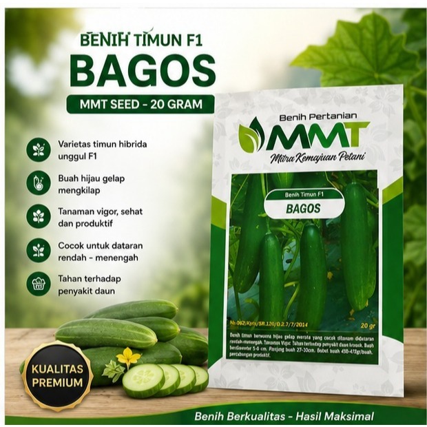 Promo Cod Benih Timun F1 Bagos Mmt Seed 20 Gram - Bibit Timun Bagos Bagus Ketimun Mentimun ><