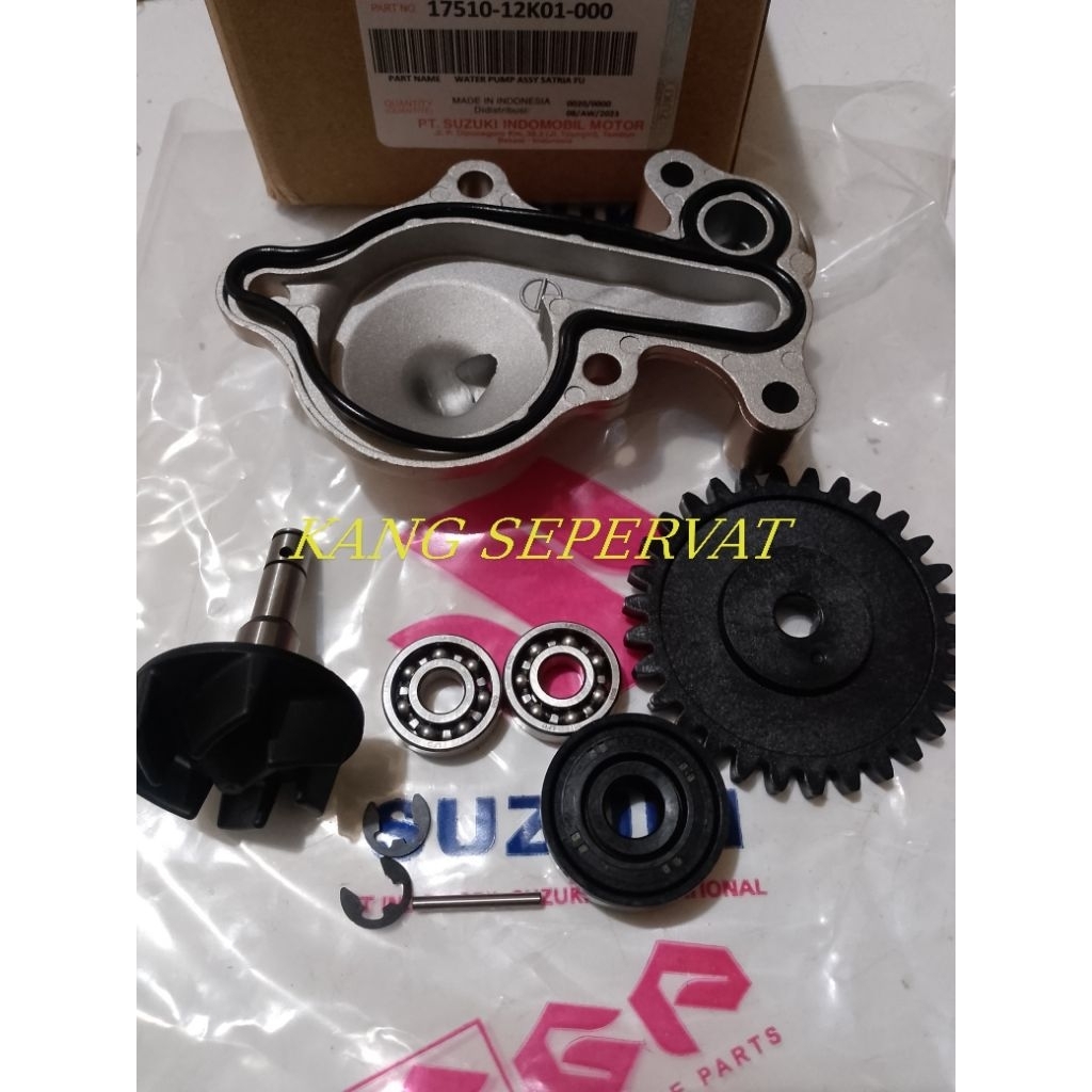 POMPA AIR RADIATOR MOTOR SUZUKI SATRIA FU INJEKSI WATER PUMP ASSY