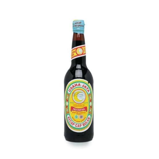 Kecap Asin SPESIAL Kecap Cap Bulan Botol Kaca
