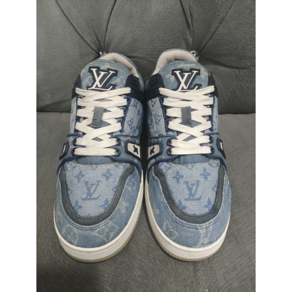 Louis Vuitton LV Trainer Monogram Full Denim