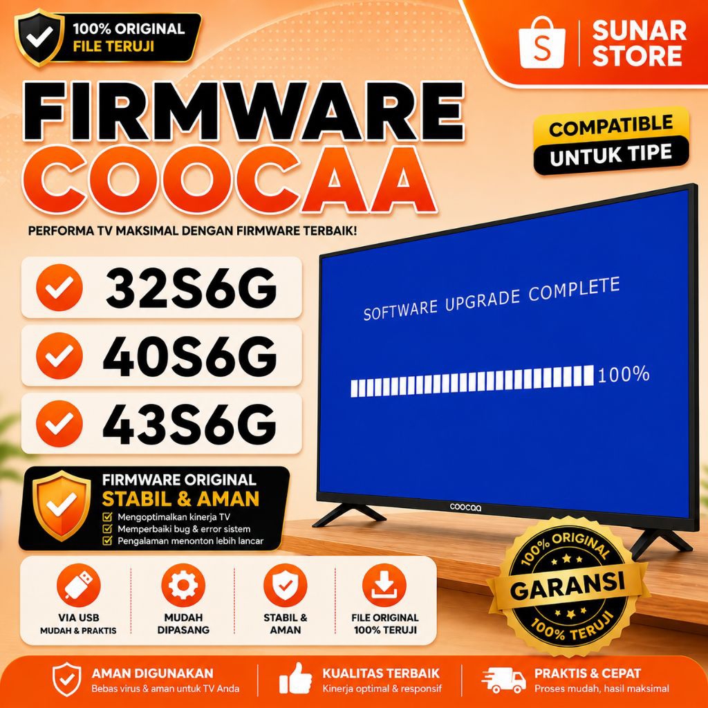 FIRMWARE TV COOCAA 32S6G 40S6G 43S6G