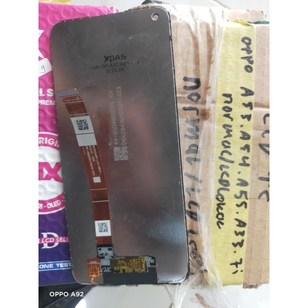 LCD TC HP OPPO A53. A54. A5S. A33.7i. minus lcd Bercak cabutan normal