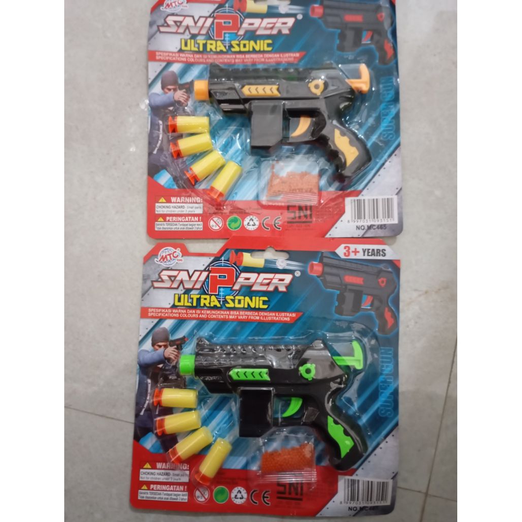 Mainan Pistol Peluru busa