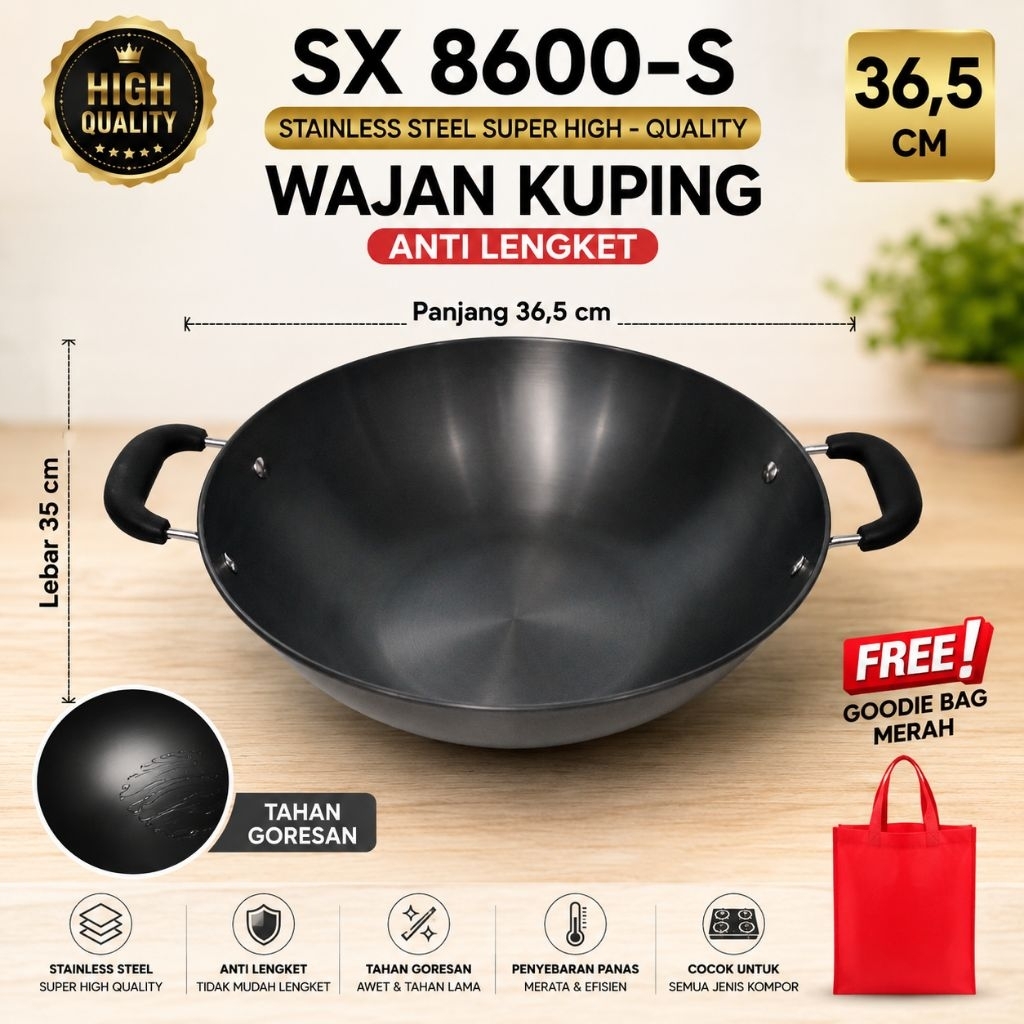 Wajan Kuping Anti lengket Sx-8600
