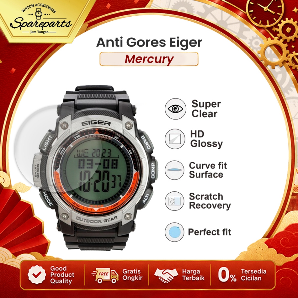 Anti Gores Jam Tangan EIGER MERCURY Hydrogel