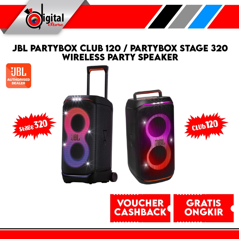 JBL  PartyBox Club 120 / PartyBox Stage 320 Wireless Party Speaker