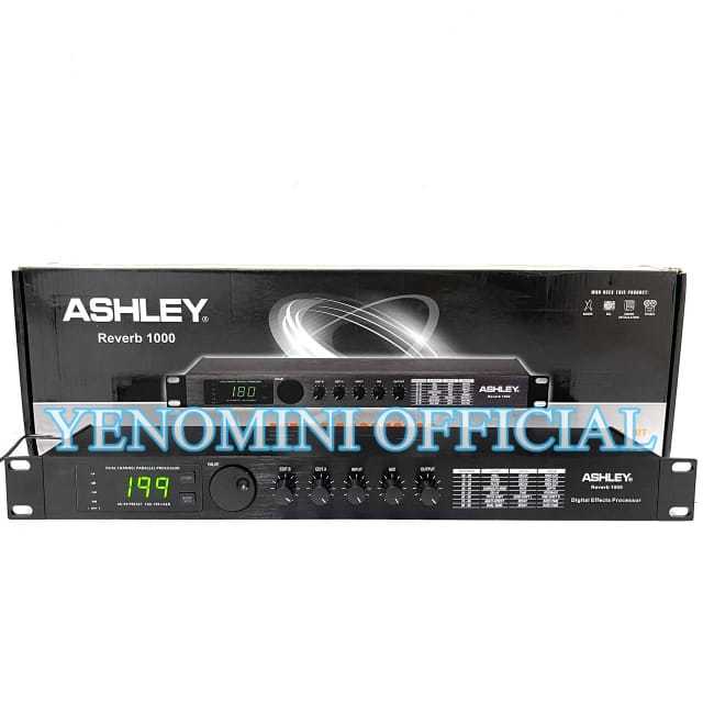 Efek Vocal Ashley Reverb 1000 Original Profesional Digital Effect Processor Reverb1000 Bagus Murah (