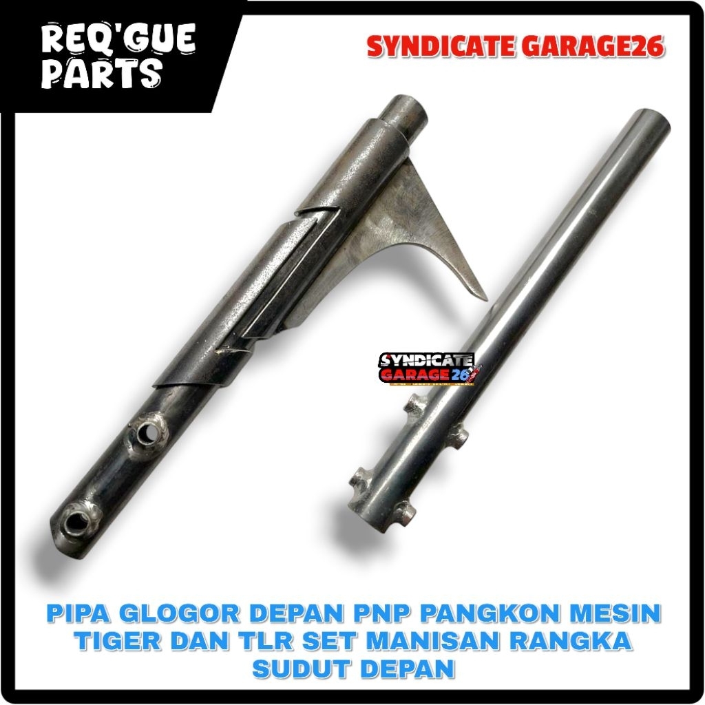 PIPA RANGKA GLOGOR DEPAN CB GL MP GL100 SET MANISAN NGANJUK