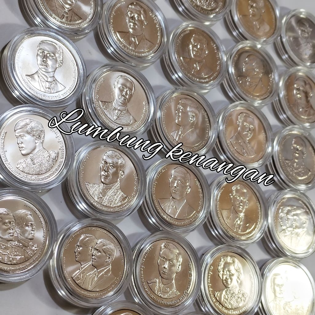 koin Nikel thailand commemorative 20 baht