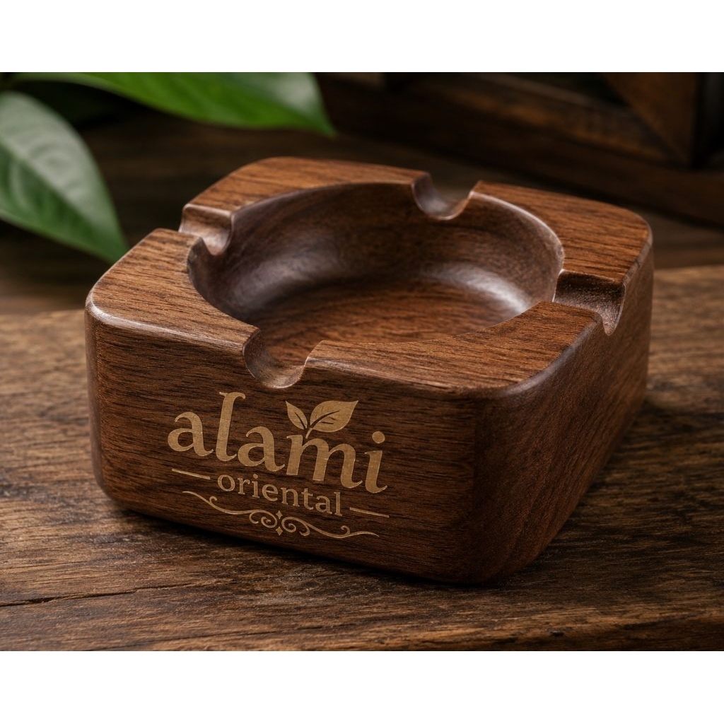 asbak kayu alami oriental asli pacitan