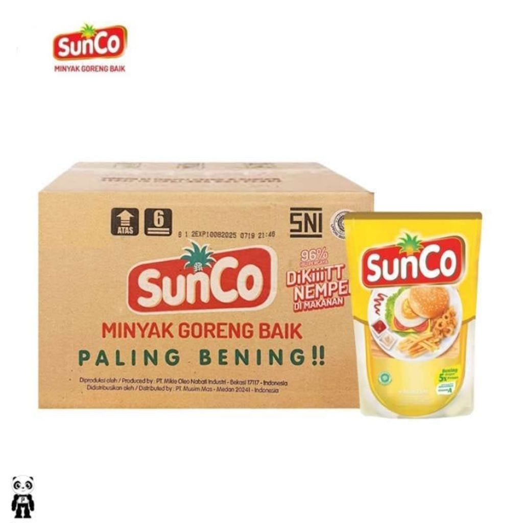 Minyak sunco 2 liter 1 Dus