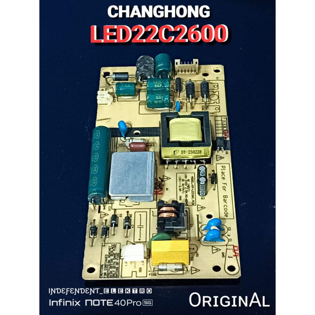 Power supply changhong LED22C2600   power supply Tv changhong LED22C2600 22C2600