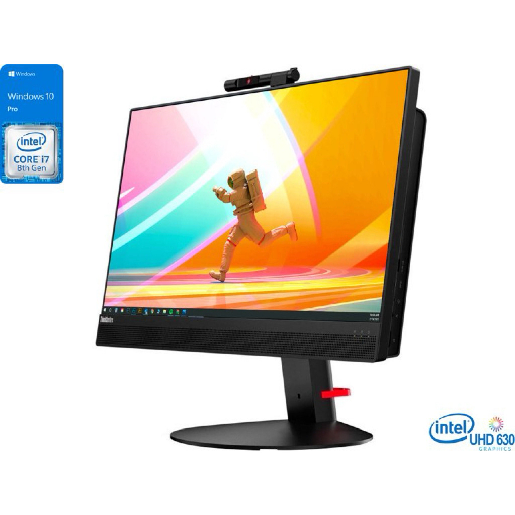 AIO PC ALL IN ONE LENOVO I5 RAM 8GB SSD 256GB MONITOR 24 INCH FRAMELES