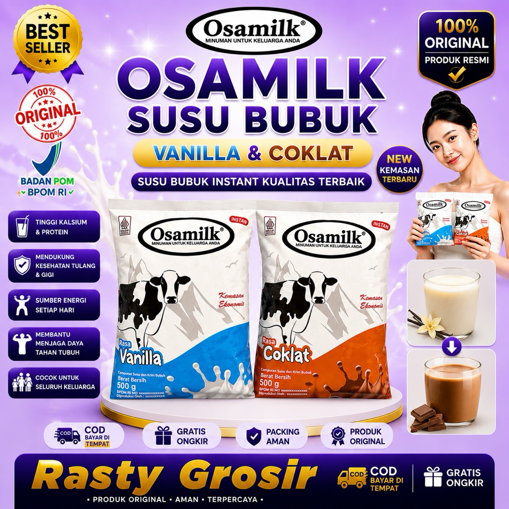 osamilk/susu osamilk/osamilk coklat/osamilk vanila
