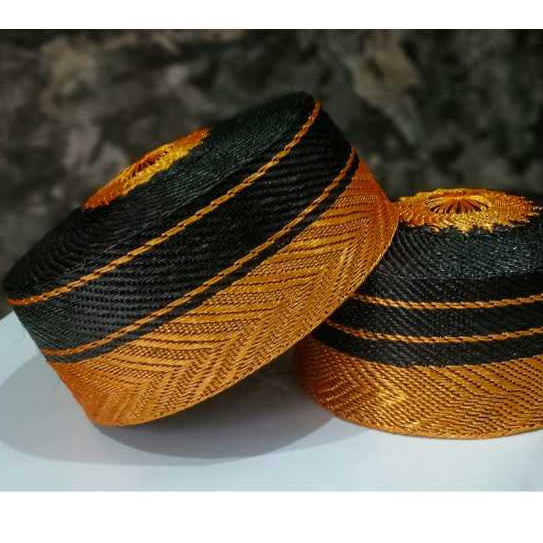 Songkok Recca Bugis Makassar Asli | Peci Hitam Dewasa Bone