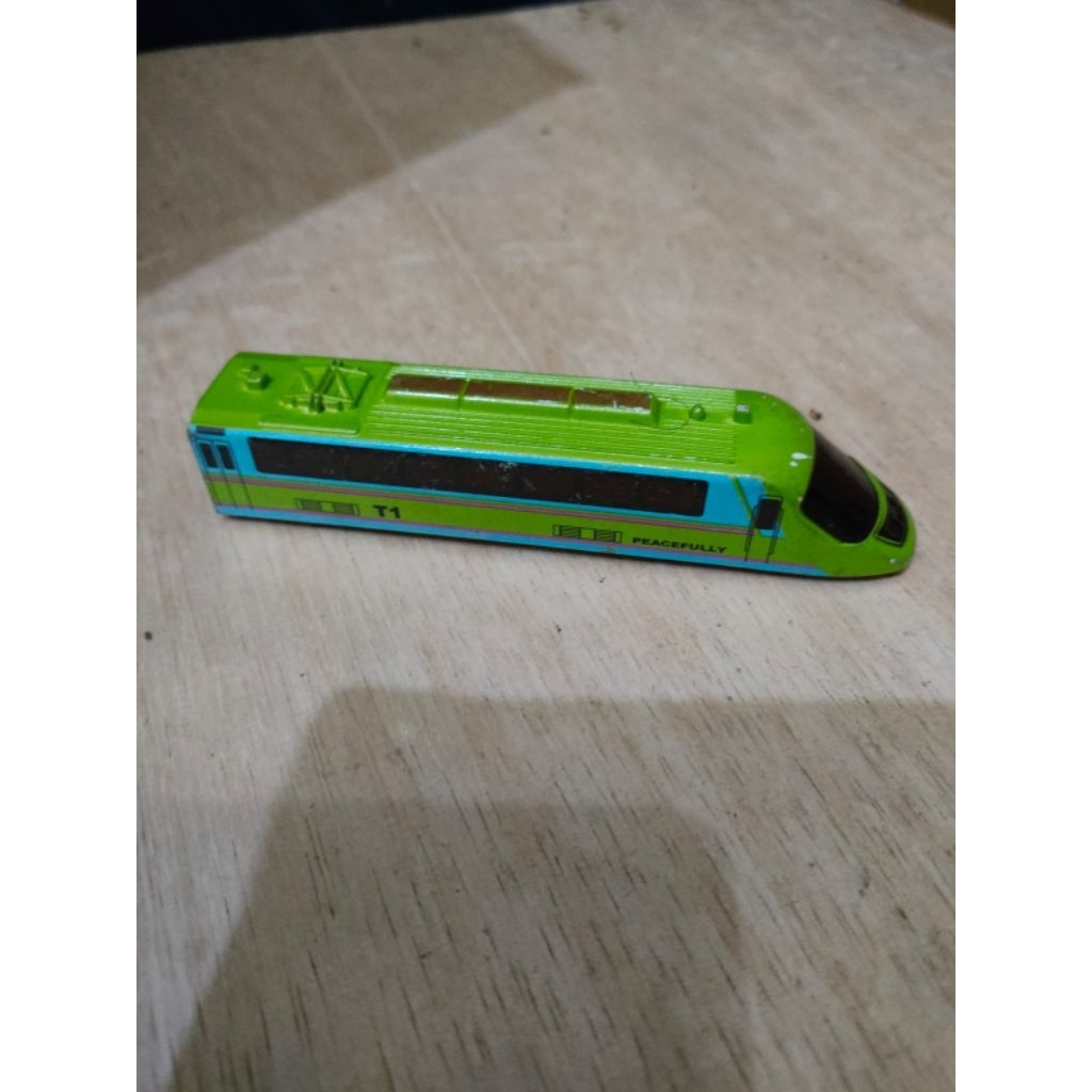 Mainan Kereta Hadiah Hokben Train Bullet Green Hijau