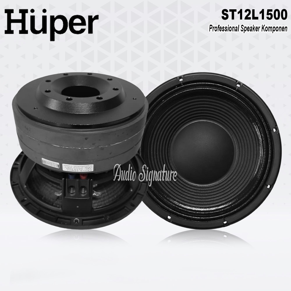 Komponen Speaker 12 Inch HUPER ST12L1500 | ST12 L1500 Triple Magnet Original