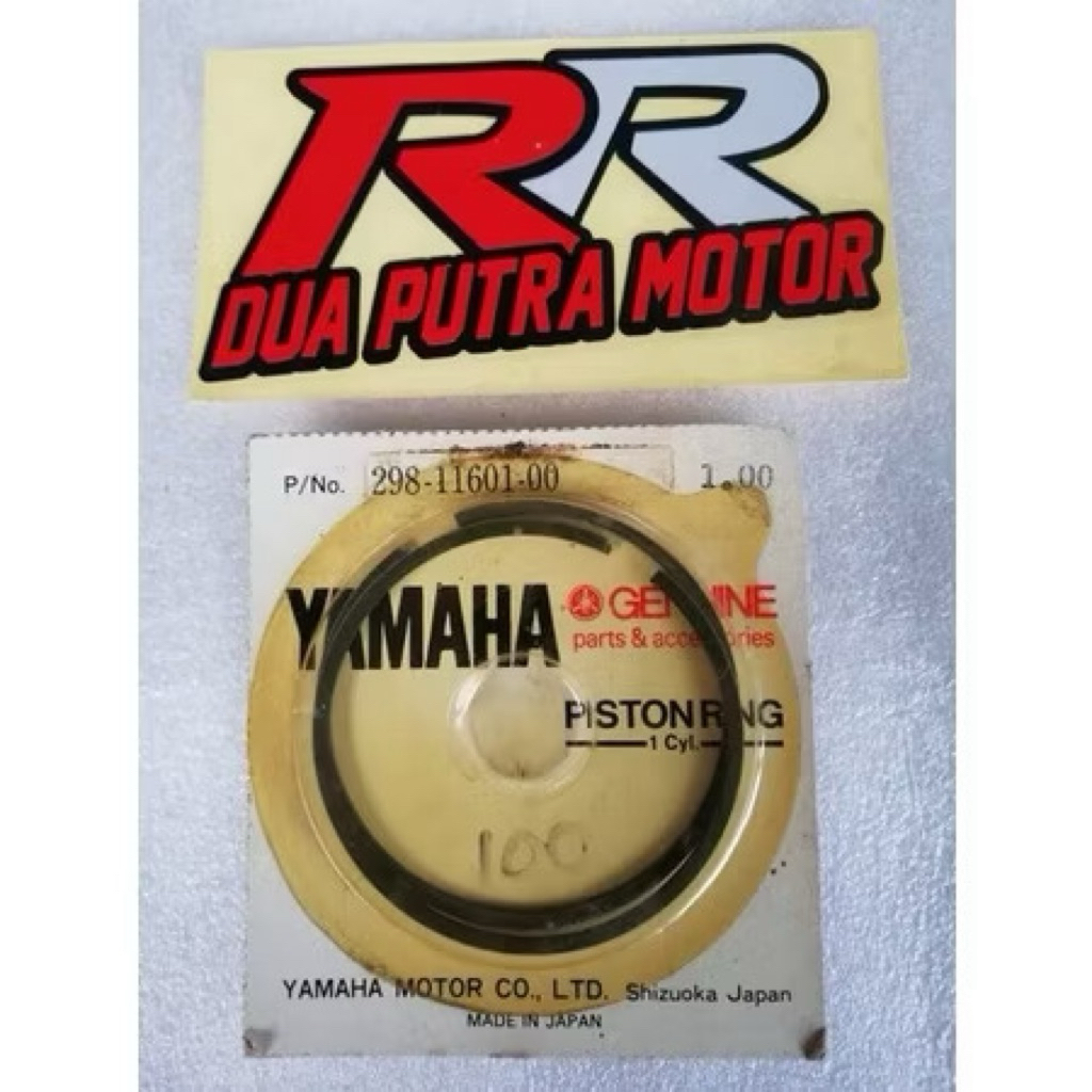 ring piston seher original ori yamaha v75 v 75 os oz oversize size 100 os100 298 japan
