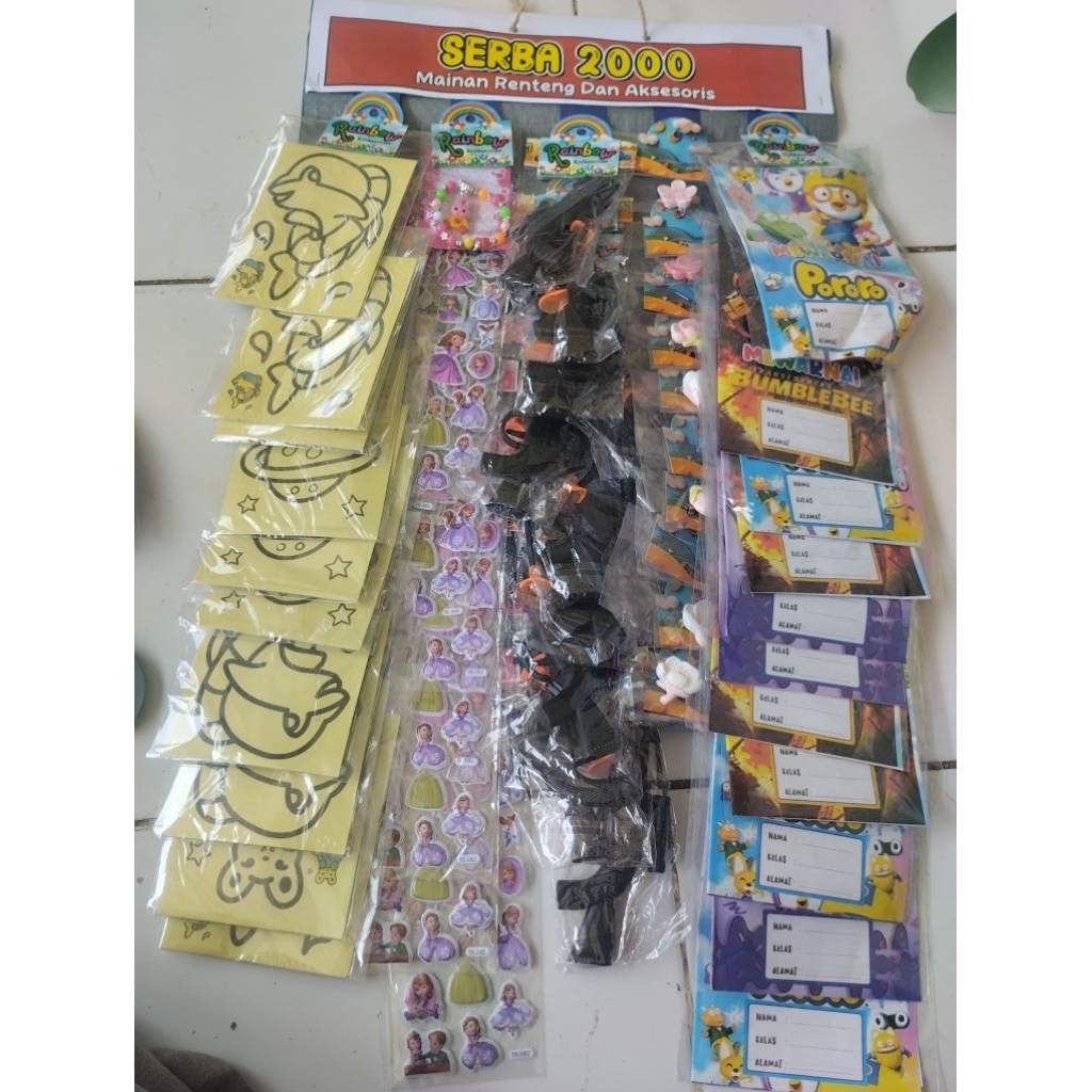 paket usaha mainan renceng anak
