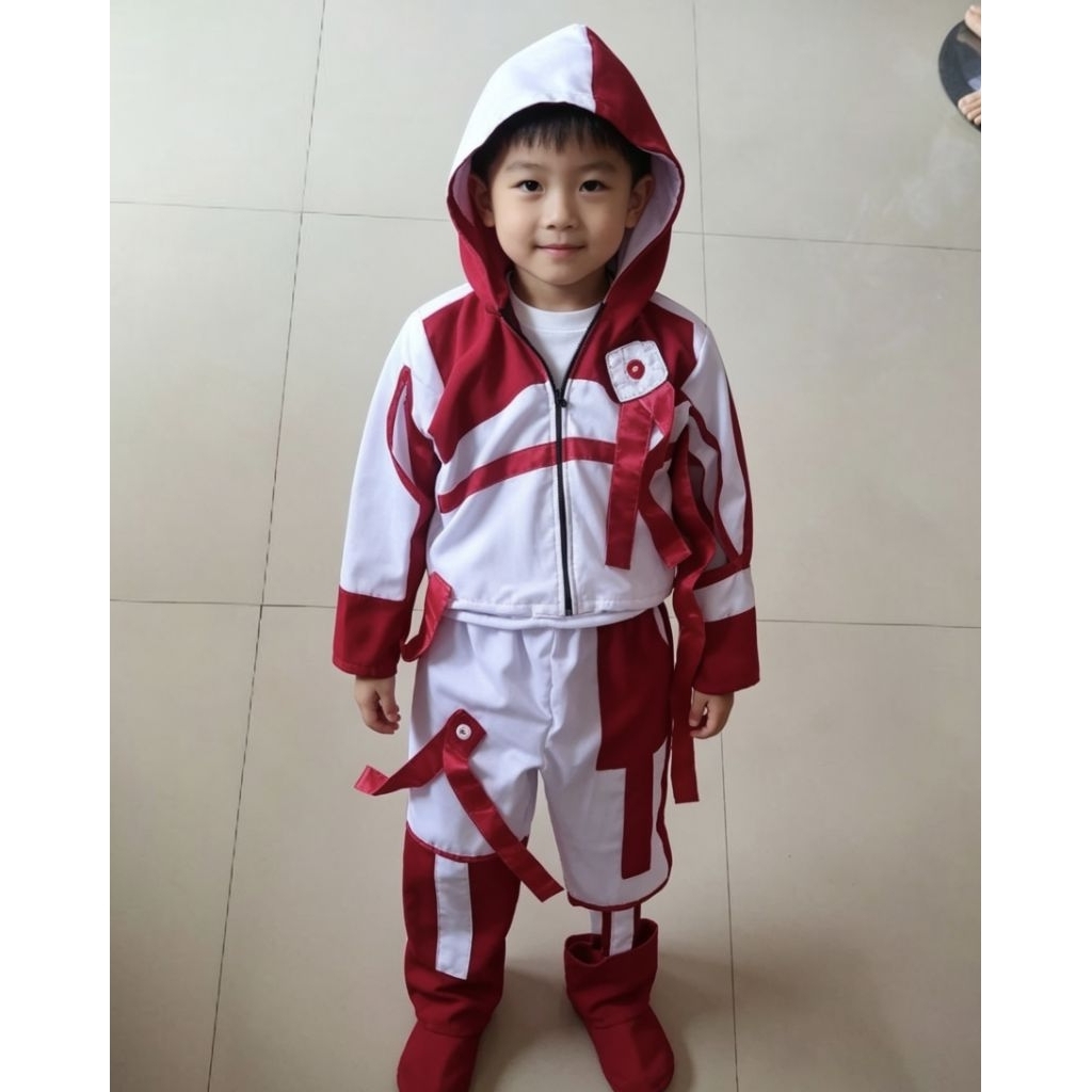 Kostum anak laki-laki merah putih kemerdekaan 17