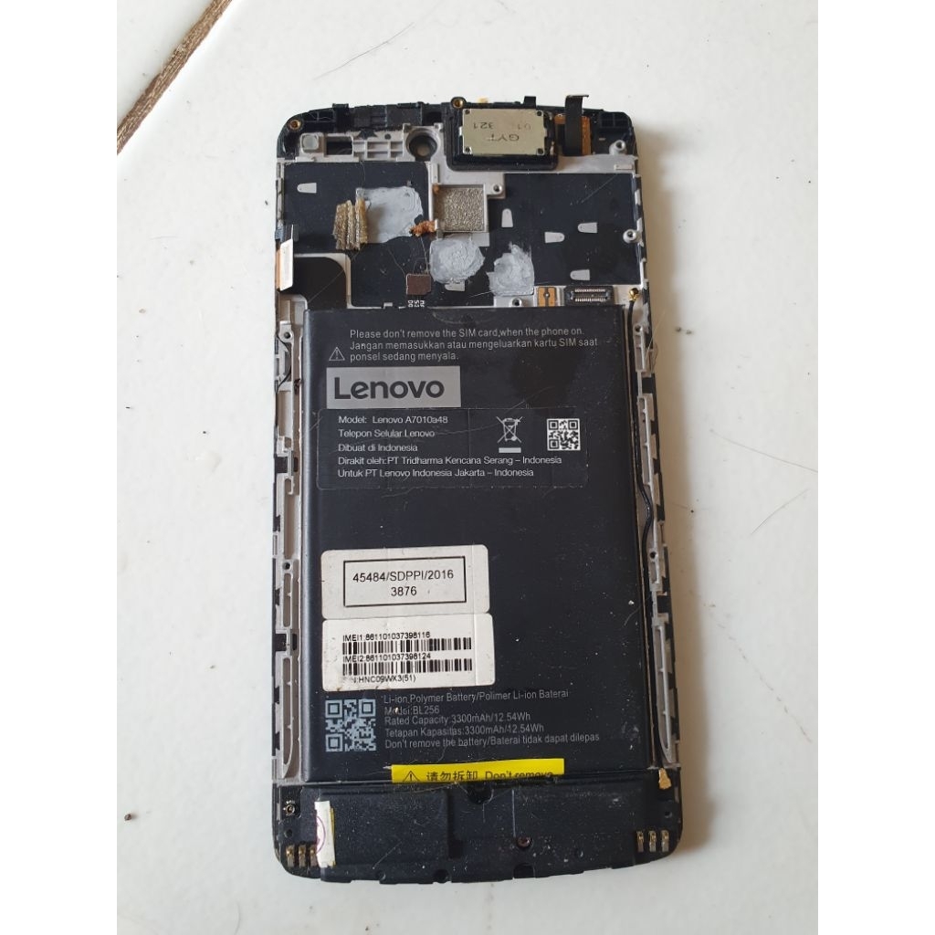 lcd lenovo k4 note ori copotan