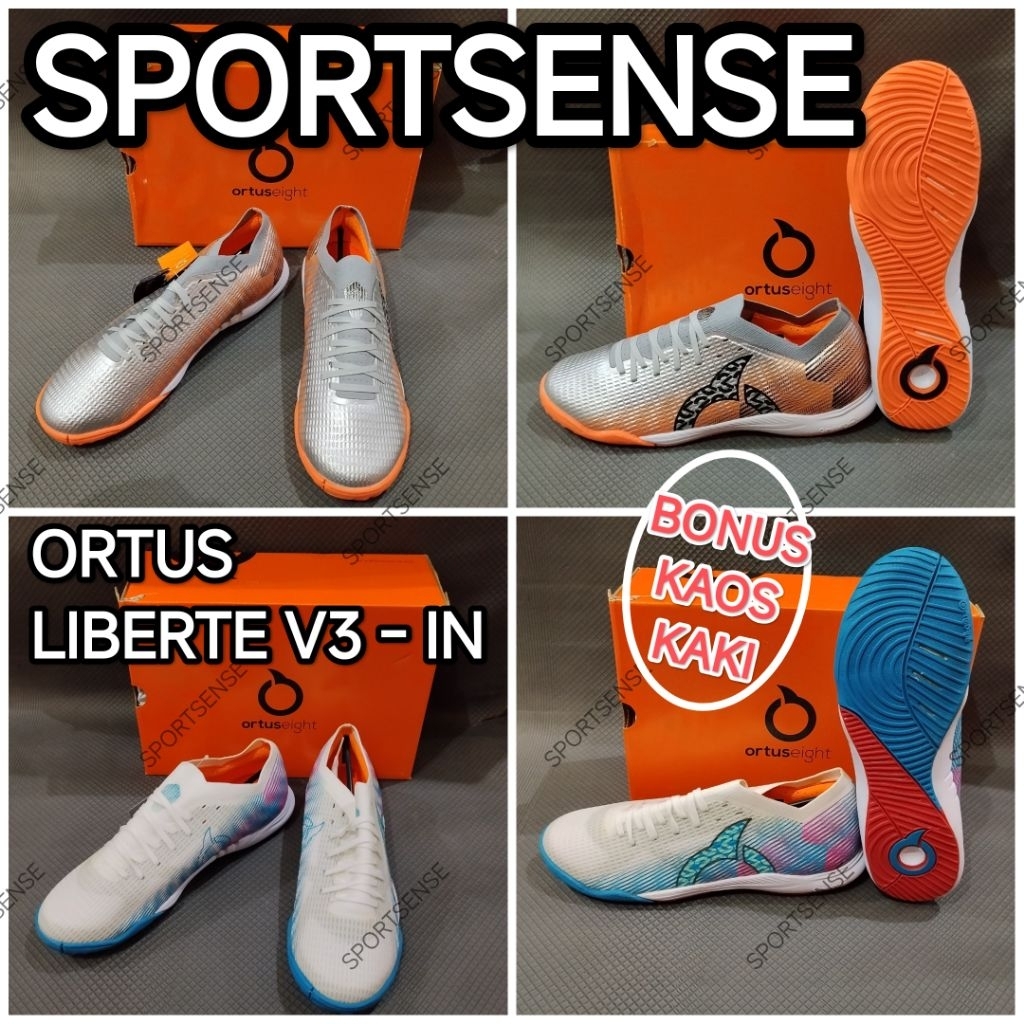 Sepatu Futsal Ortus OrtusEight Cat Catalyst Liberte V3 IN Original Bonus Kaos Kaki