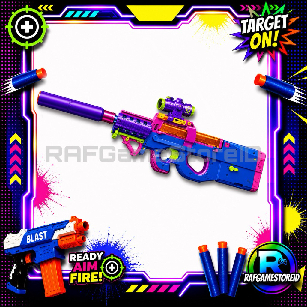 WEIHUI Mainan Anak Water Gel Blaster P90 P 90 Tembakan Water Jelly Toys