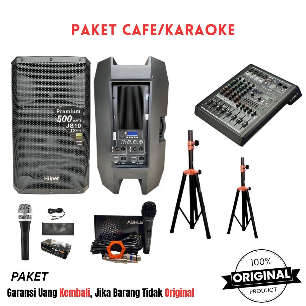 PAKET SPEAKER ACTIVE UNTUK KARAOKE
