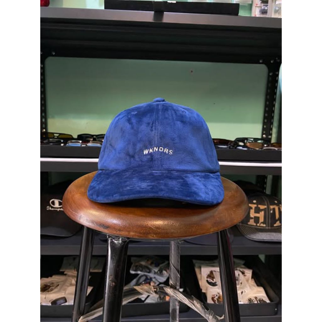 Topi cap hat velvet WKNDRS streetwear Authentic