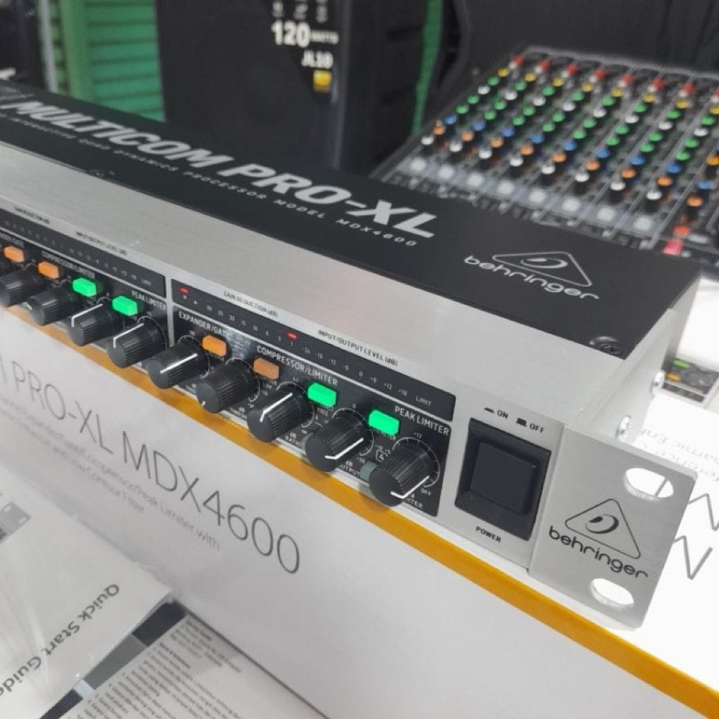 Compressor Behringer MDX4600 Original Limiter Multicom Pro XL 4 Ch MDX 4600