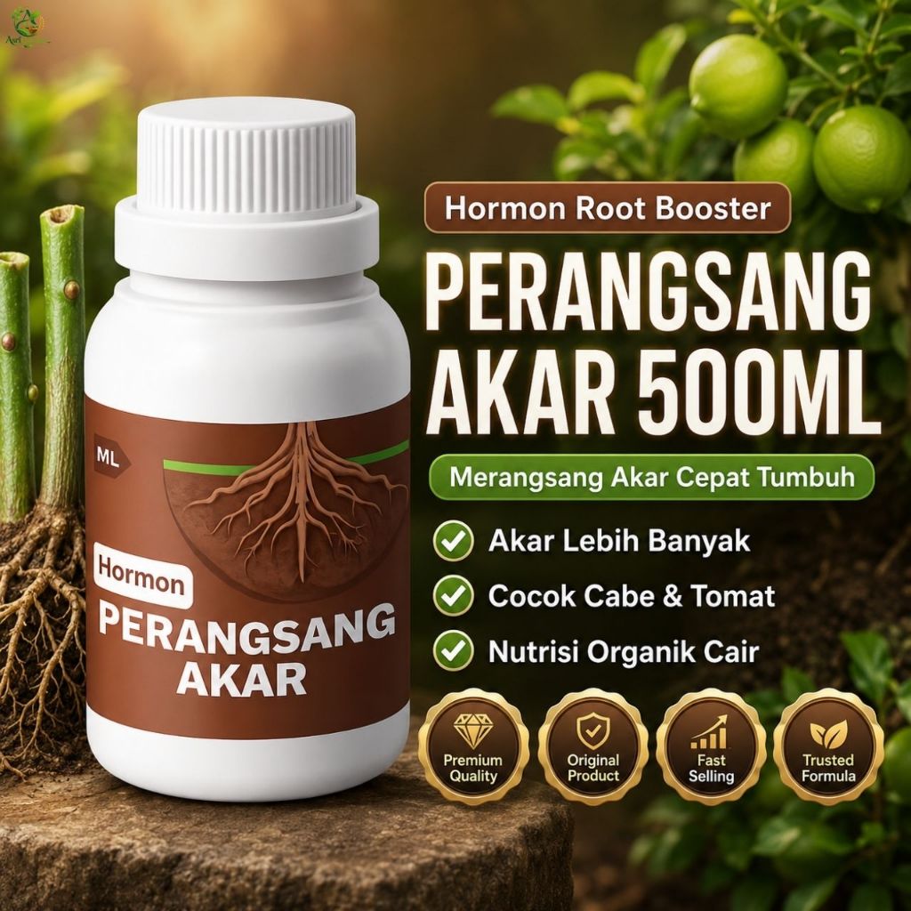 Perangsang Akar Tanaman 500ml Membantu Akar Lebat dan Cepat Tumbuh untuk Cabe Tomat Sayuran