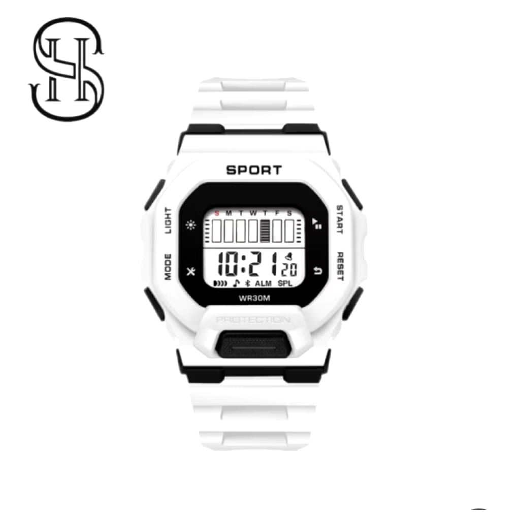 Jam Tangan Digital Sport Merah dengan Tampilan LED dan Fitur WR30M - Watch