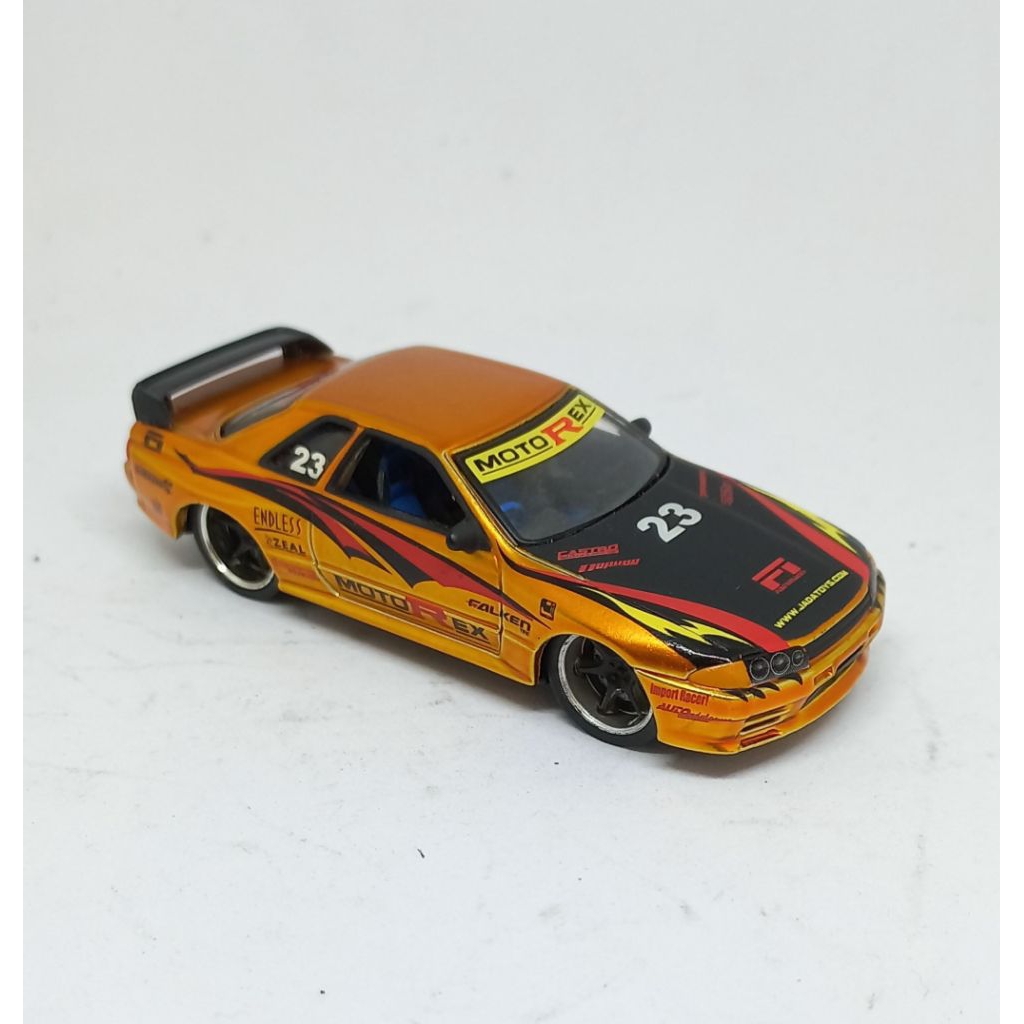 jada toys nissan skyline gt-r tr r32 import racer option d loose diecast 1/64 (t)