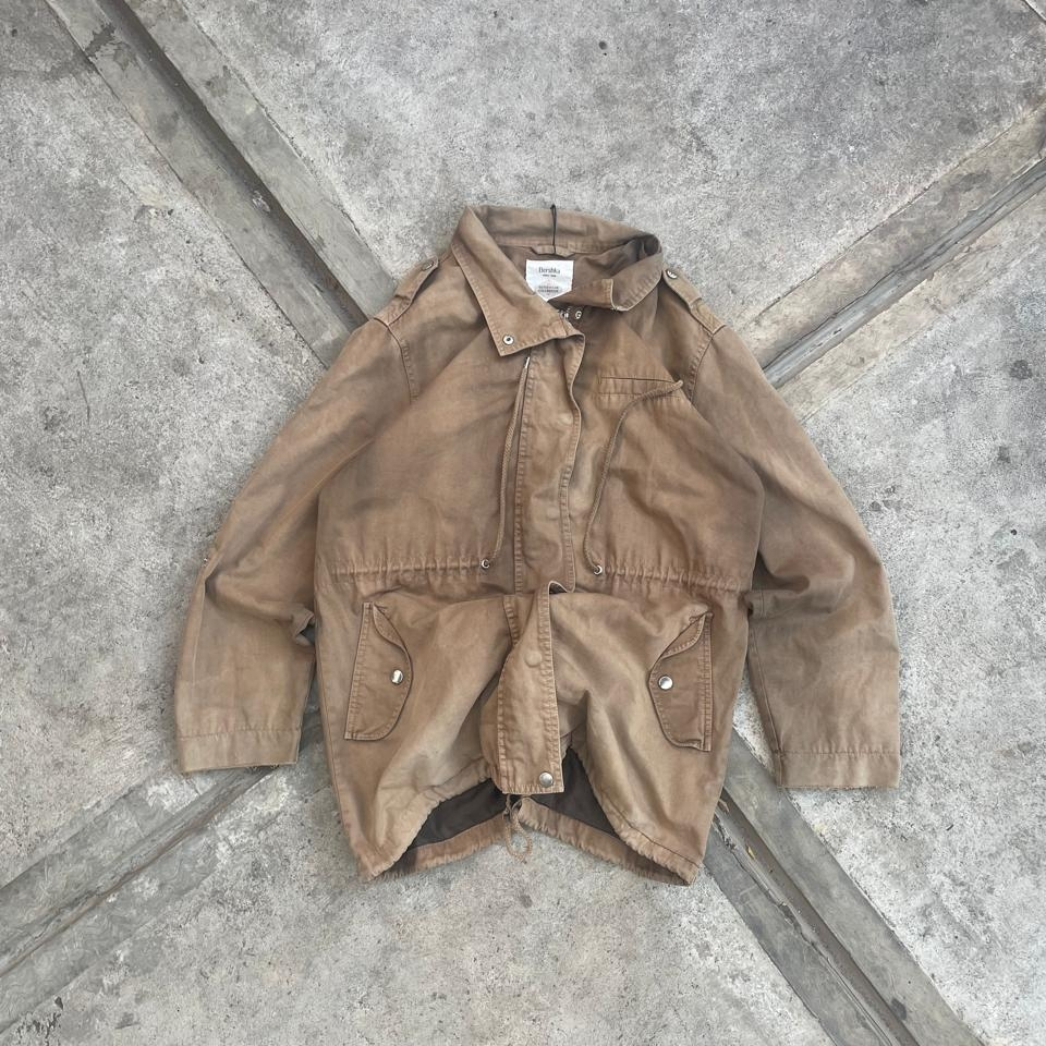 Jaket Bershka Brown Vintage Original (L)