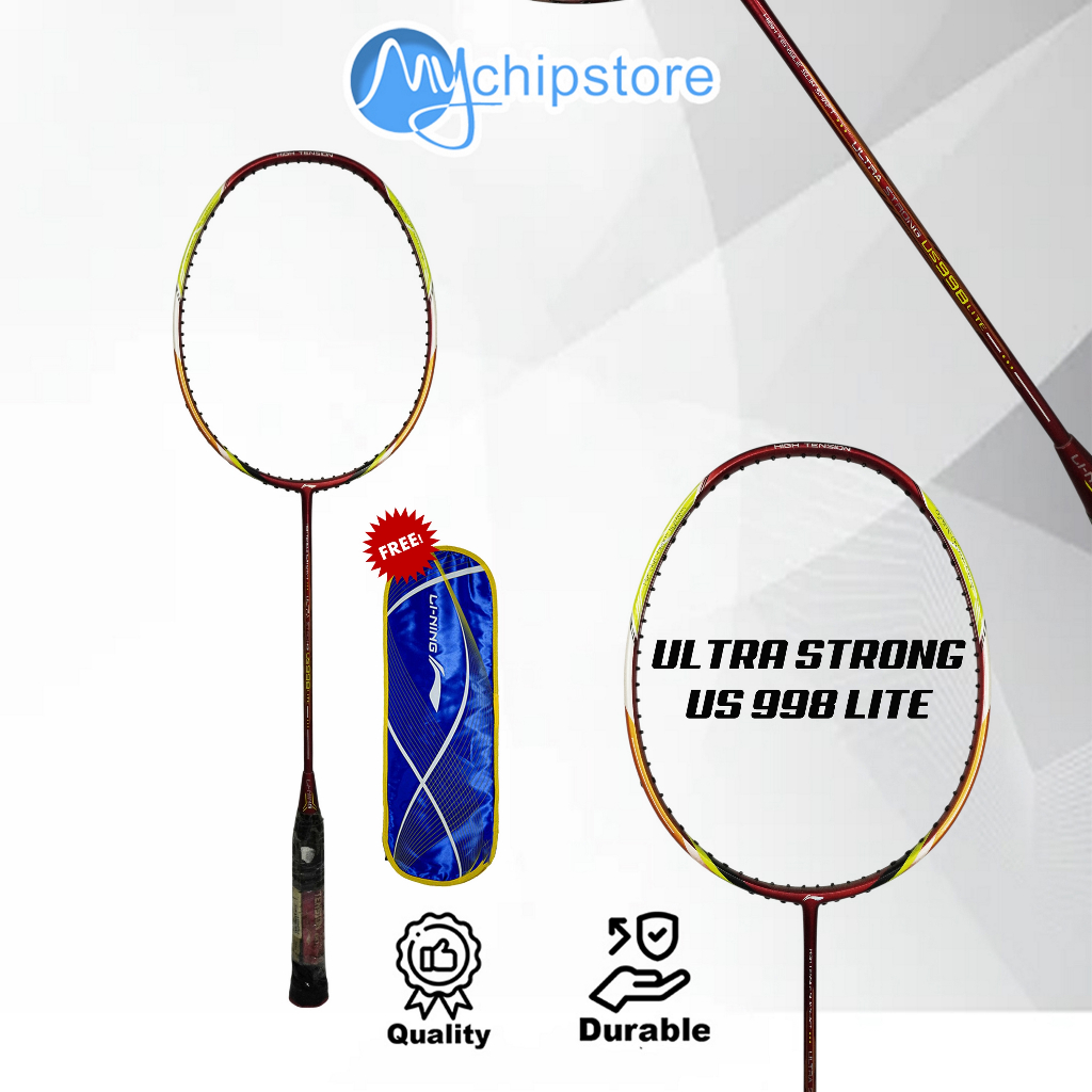 RAKET LINING ULTRA STRONG US998 LITE raket bulutangkis