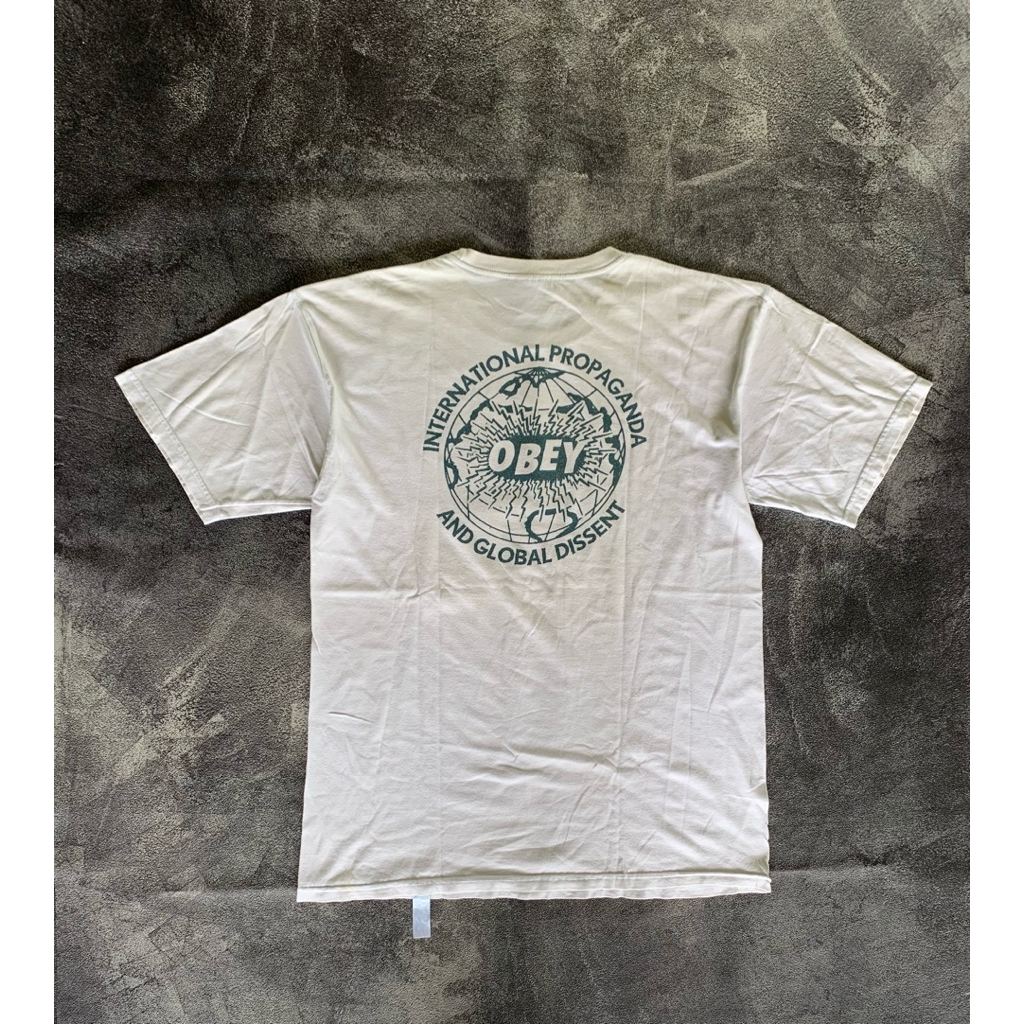 Obey World Wide Propaganda Backhit Logo Tee