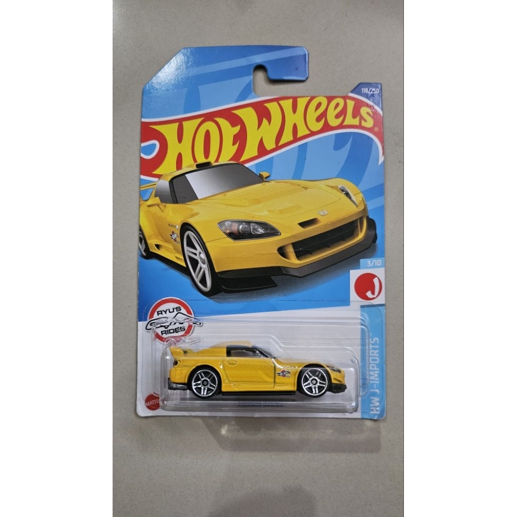 hot wheels honda s2000 kuning