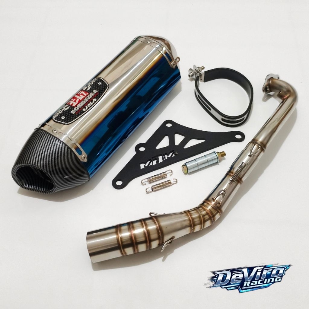 Knalpot Yoshimura R-77 STBC Import Full System Stylo 160