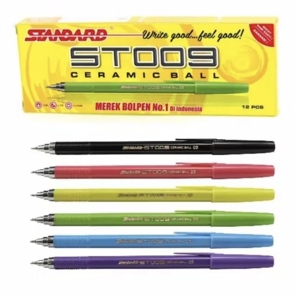 Standard Pen ST009 Ceramic Ball Pulpen Pena Standard