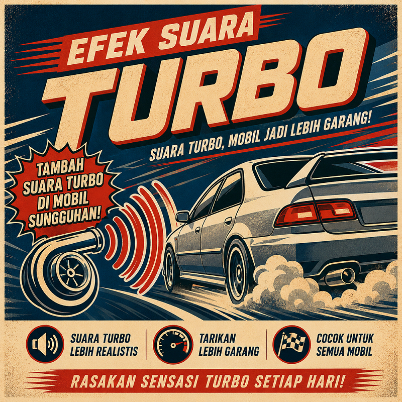 modul efek suara turbo Mobil