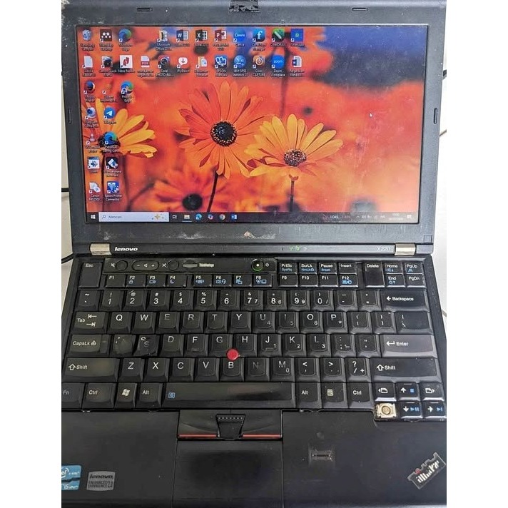 ASLI laptop lenovo thinkpad x220 core i5  4/500 bekas second seken promo notebook bagus