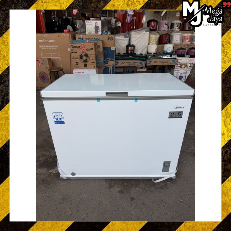 FREEZER BOX MIDEA MDRC 410FZG01ID KAPASITAS 300 LITER / GARANSI RESMI