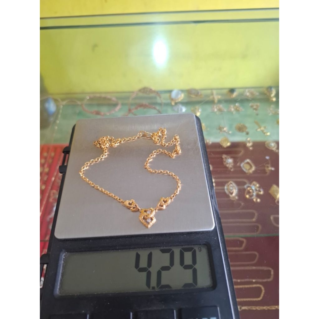 kalung gold - kadar 700 - emas 22k - harga murah